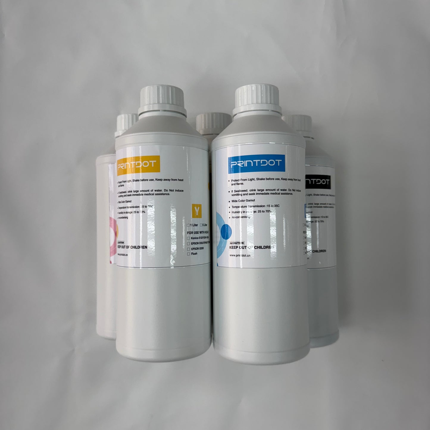 DTF Ink 33.8oz(1 liter) Japan Made Raw Material , Best Fluency, NO Clog Printhead-- 20usd/L lowest