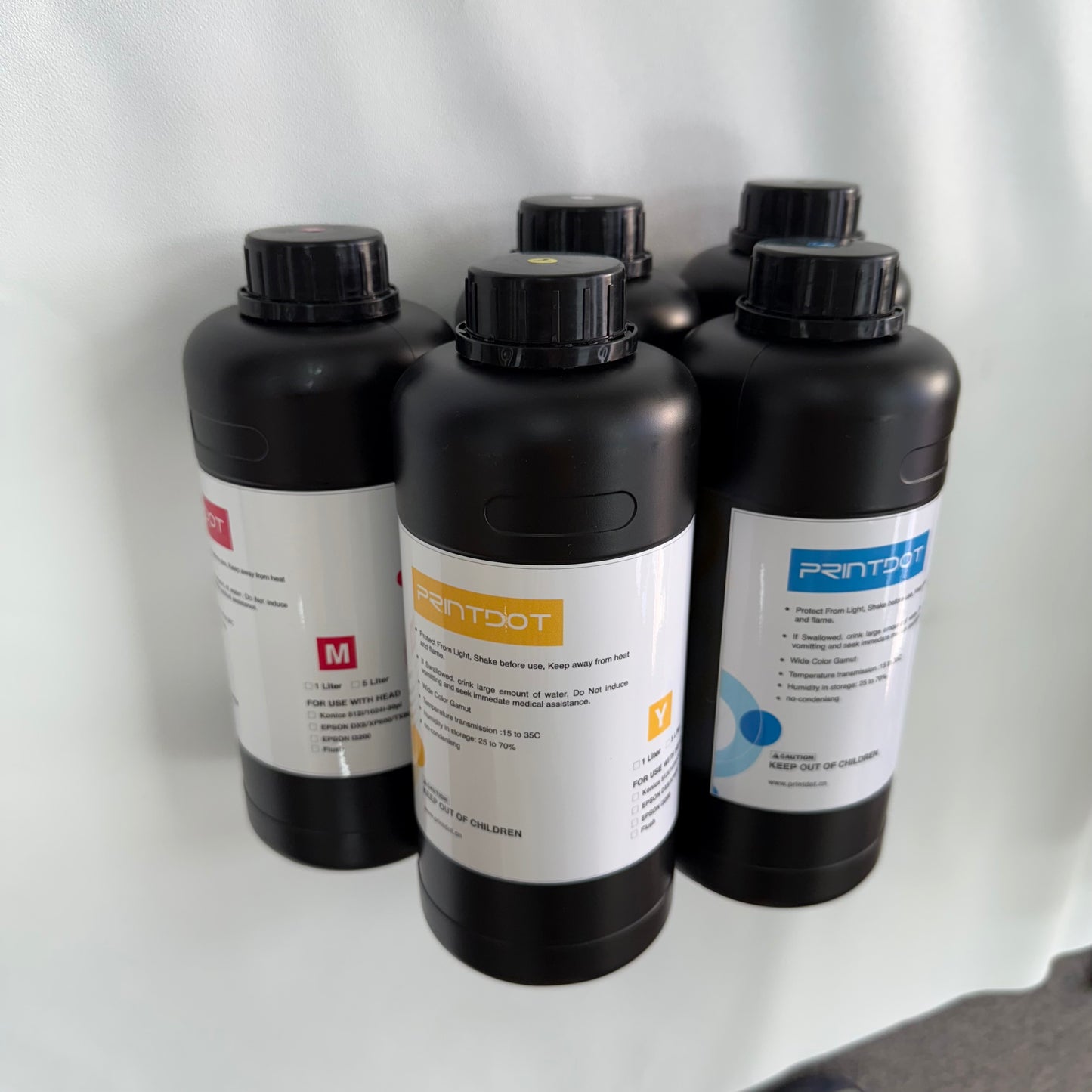 1kg (1Liter) Bottle UV INK For Industrial Printer Ricoh G5/6 Head, Japan Raw Material, Super Strong and Bright Color