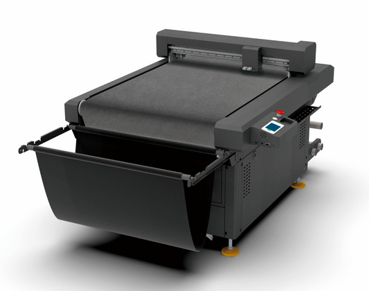 Belt Cutting Machines for making colored photo packing carton ， Dtf cutting